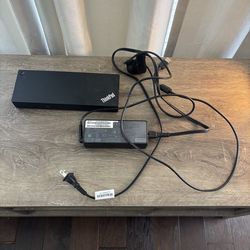 ThinkPad Thunderbolt 3 Dock 40AC W/ 135w Power Supply & Type “C” Cable