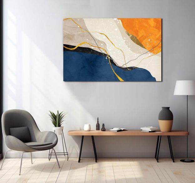 Abstract Canvas Wall Art ,32x48 in