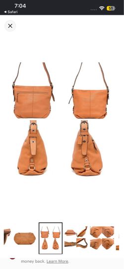 Authentic Coach Vintage Orange Saddle Bag