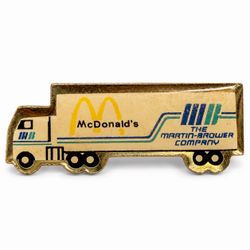 McDonald's Martin-Brower Delivery Truck Enamel Pin