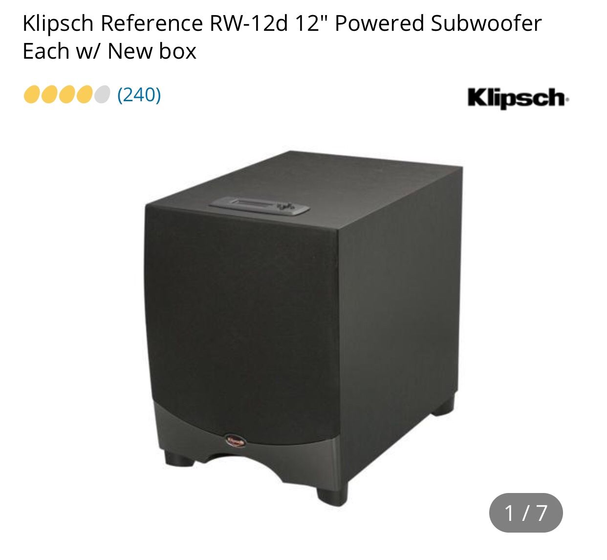 Klipsch Speaker Series