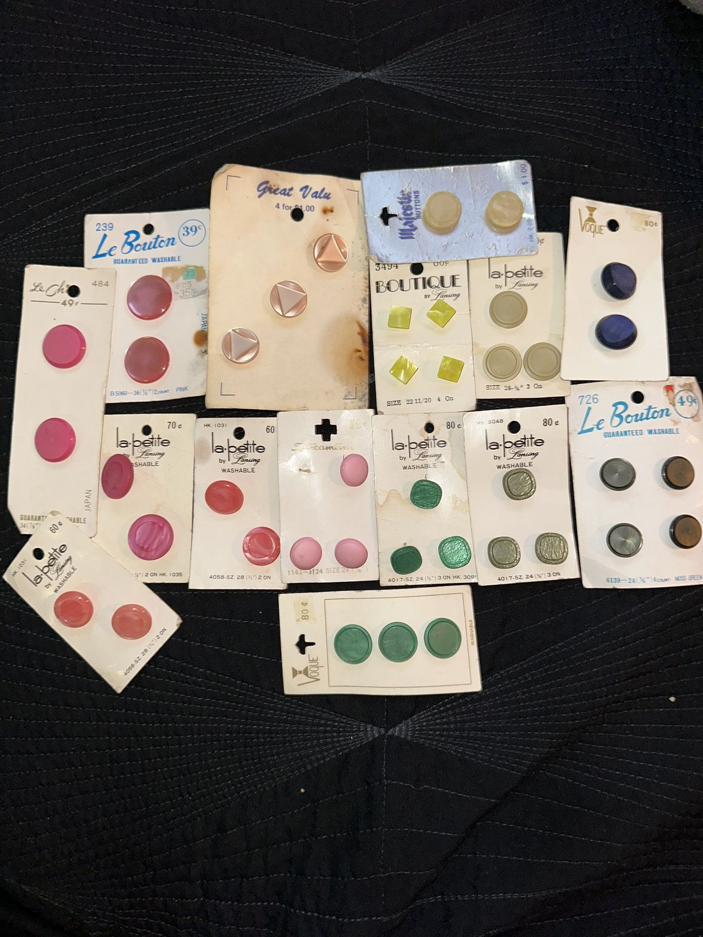 Vintage Buttons Lot Deal Variety