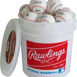 Rawlings | Bucket of 24 Balls -- NEW/UNOPENED