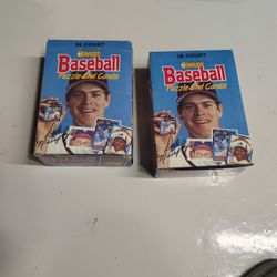Two 1988 Donruss Wax Box Baseball