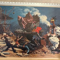 Poster/print Of the Painting “Rock” By Peter Blume