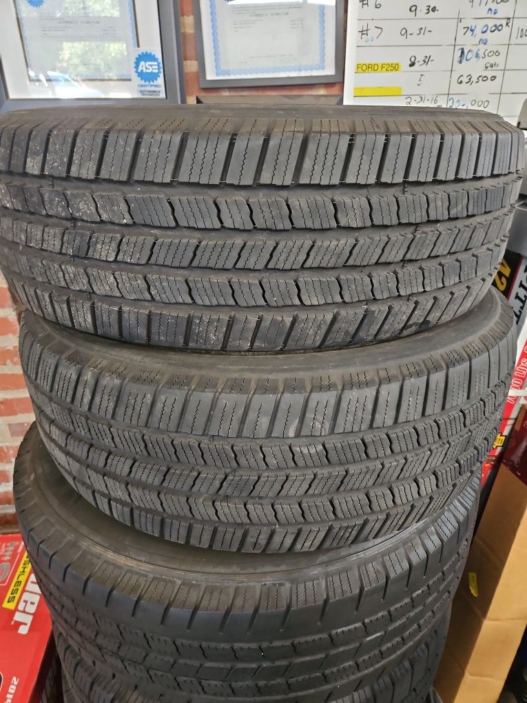 3 Matching Michelin Defender Ltx Tires