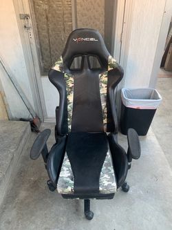 Vancel Black Camo Gaming Chair