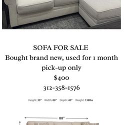 New sofa for sale!