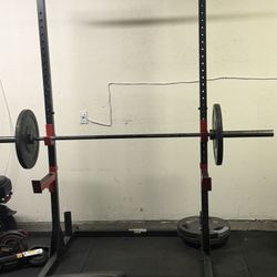CAP Squat Rack (Barbell and Weights not included).