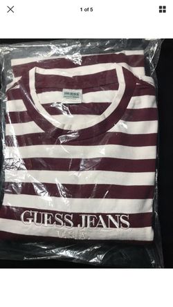 Decrement klip Isbjørn Guess Jeans Striped Long Sleeve Shirt Asap Rocky Ian Connor ComplexCon for  Sale in Lynwood, CA - OfferUp