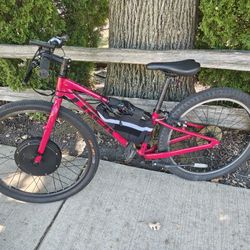 Trek Bike with ebikeling throttle motor