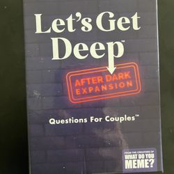 Let’s Get Deep Card game