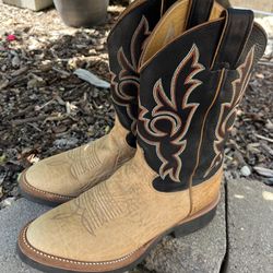 Justin Tekno Crepe Sole Cowboy Boots..