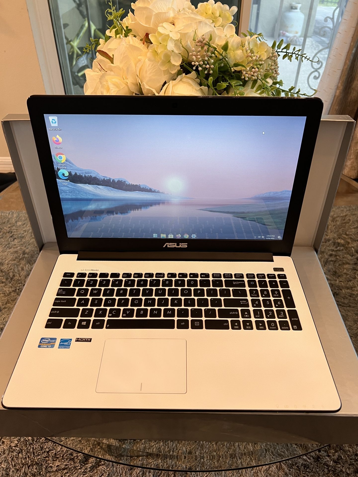 ASUS X502C Notebook Laptop 15.6” Intel i3 500GB HDD Windows 11 w/ Charger - $89