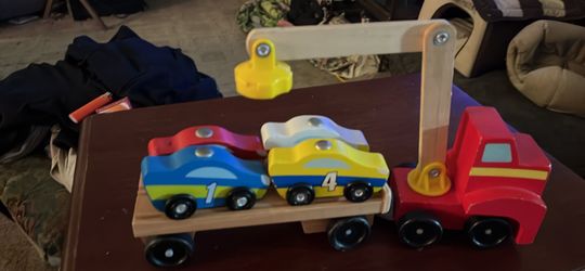 Wooden Toy Truck Loader
