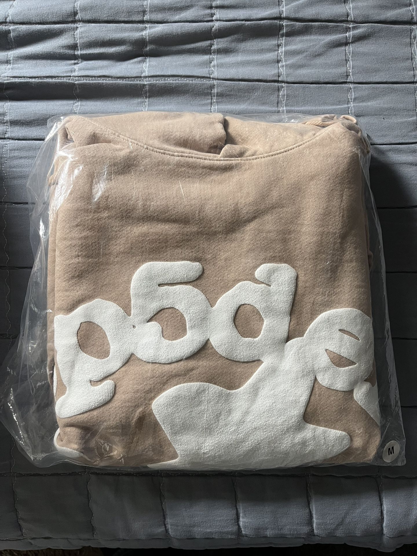 Sp5der Beluga Hoodie Sand