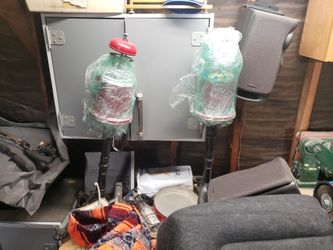 Two Vintage Gumball Machines