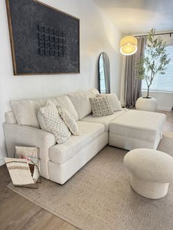 White Sofa ( Delivery Available )