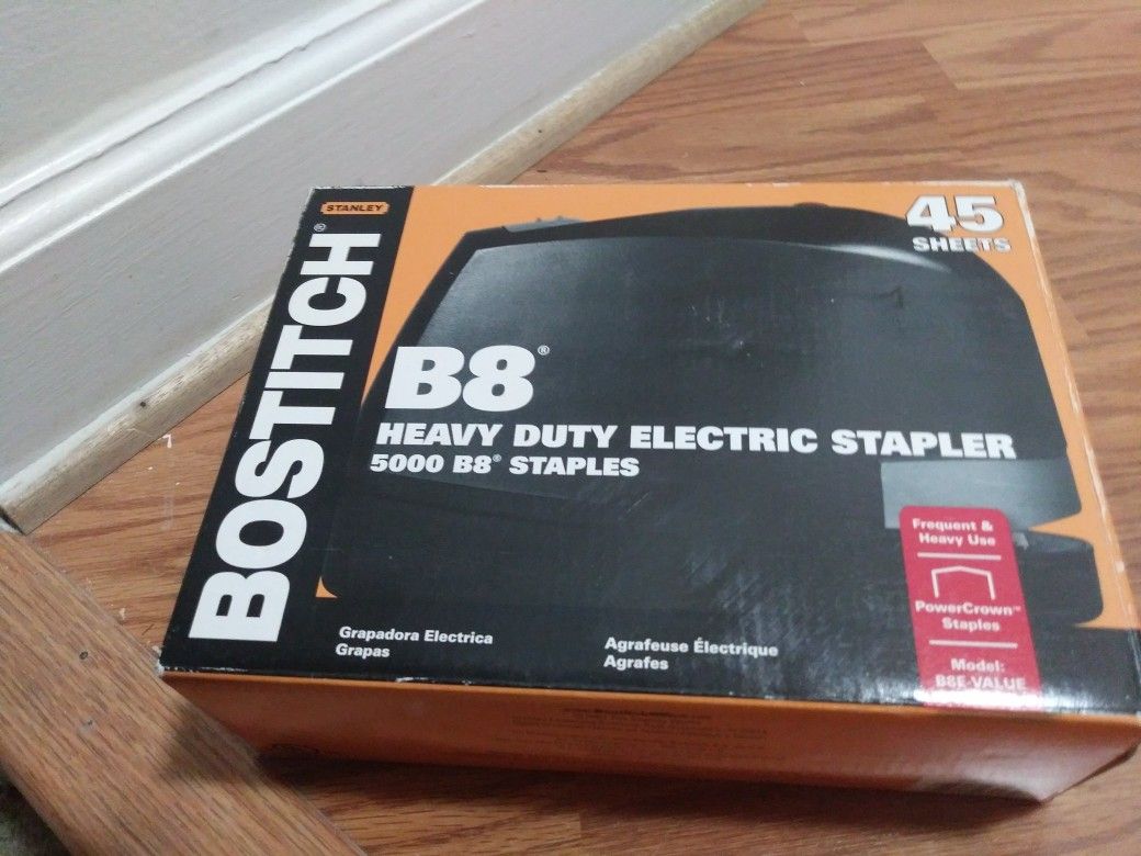 Bostitch B8 Heavy Duty Electric Stapler