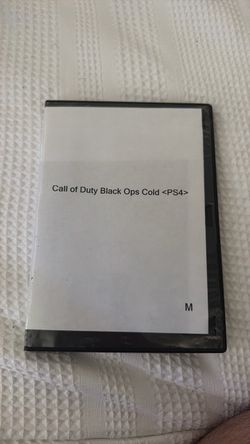 Call of Duty Black Ops Cold