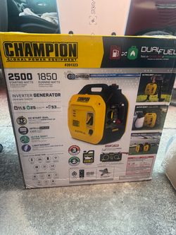 Champion Power Equipment 2500-W Dual Fuel Inverter Generator with Quiet Technology and CO Shield