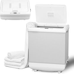 Towel Warmer - Collapsible 35L Towel Warmers for Bathroom, Blanket Warmer & Hot Towel Heater, Perfect for Towels, Blankets, and Clothes - Ideal for Ho