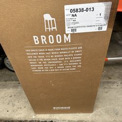 Broom Counter Stool by Emeco + Starck (Orange) – Brand New