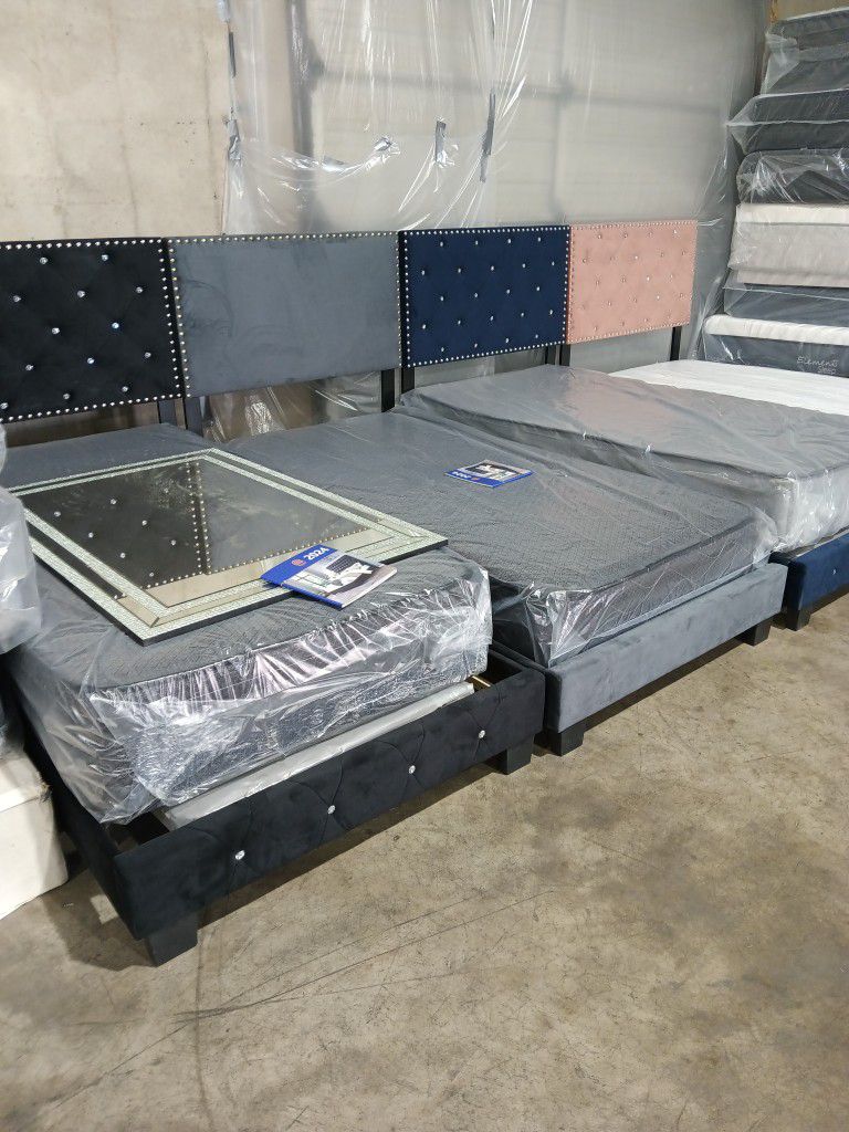 New Twin Size Bed With Promo Mattress And Box spring Free Delivery 