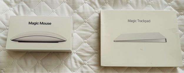 Apple Magic Mouse 2 and Trackpad 2. Both for 100.00