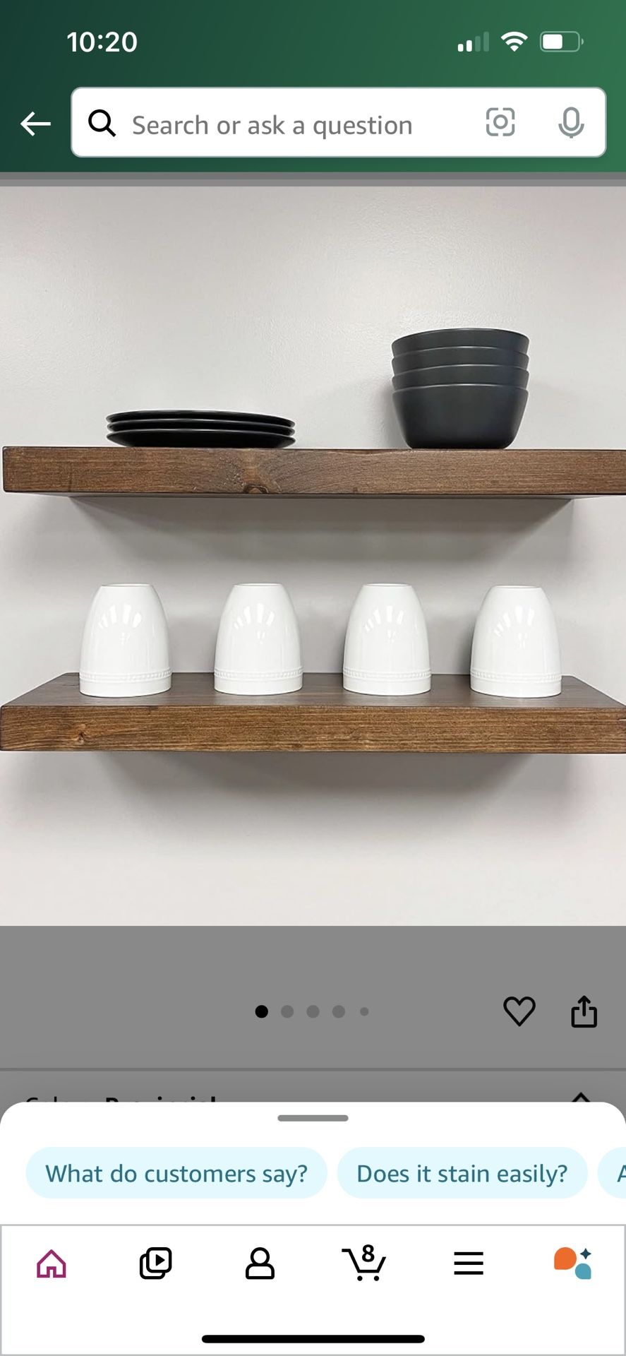 Wood Floating Shelf With Hidden Bracket