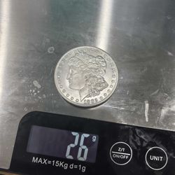 1884 CC   Morgan Dollar  1 USD silver coin