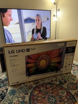 LG 55" 4K UHD Smart TV (55UR80) - As-is Sale