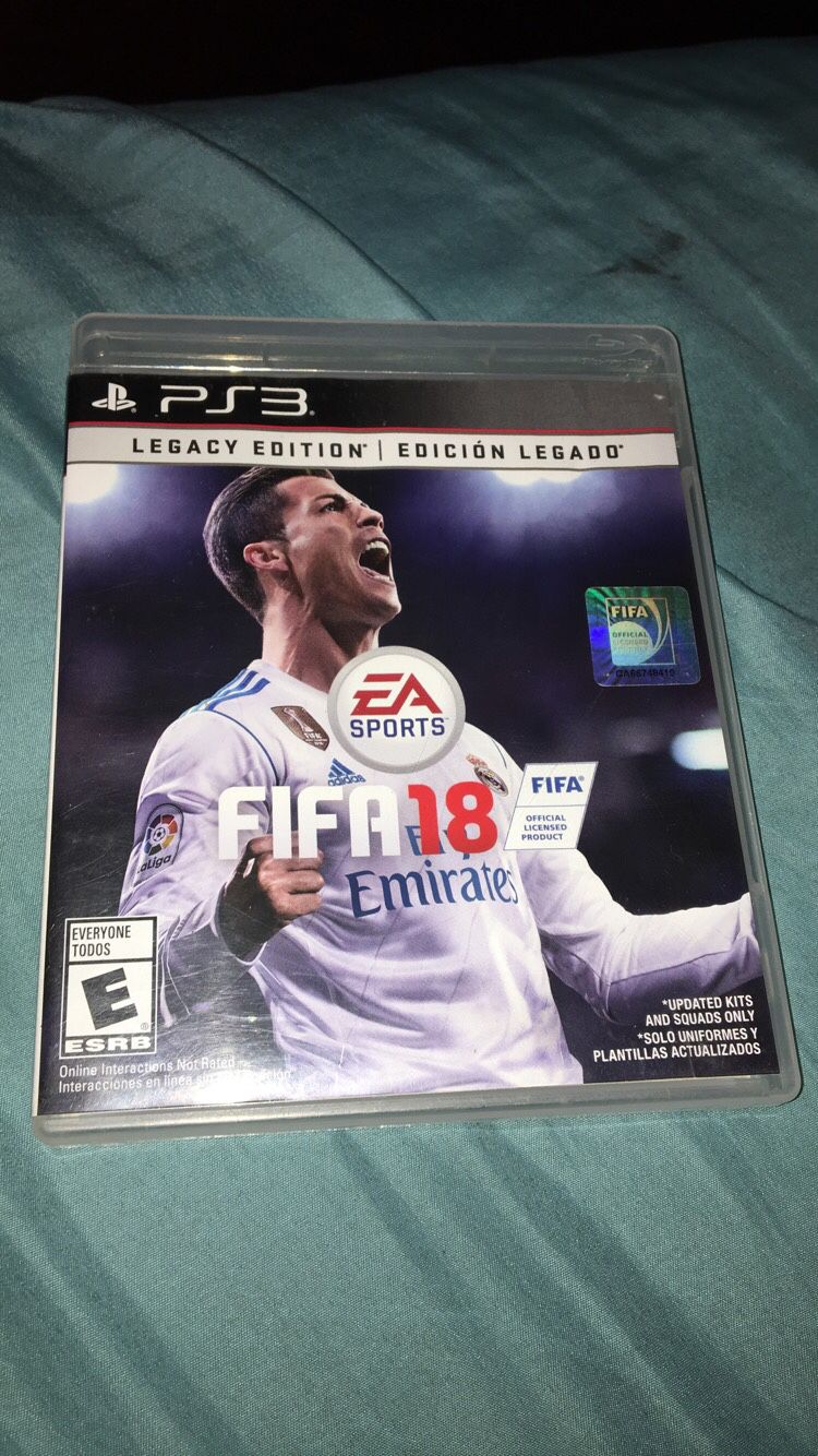 Fifa 18 ps3 legacy edition