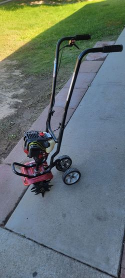 Gas-Powered Mini Tiller Cultivator
