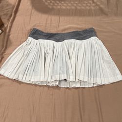 High-rise pleated tennis skirt
