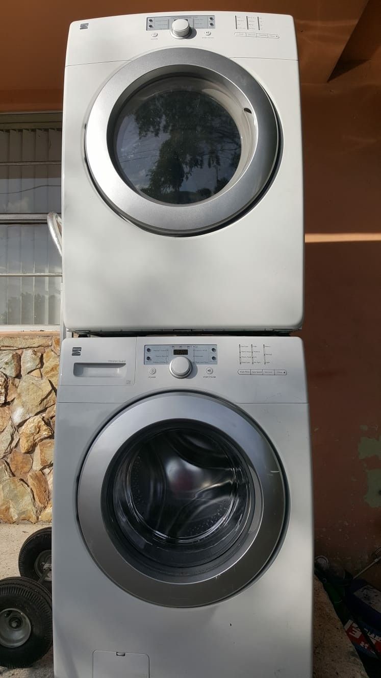 KENMORE ELITE FRONT LOAD WASHER AND DRYER