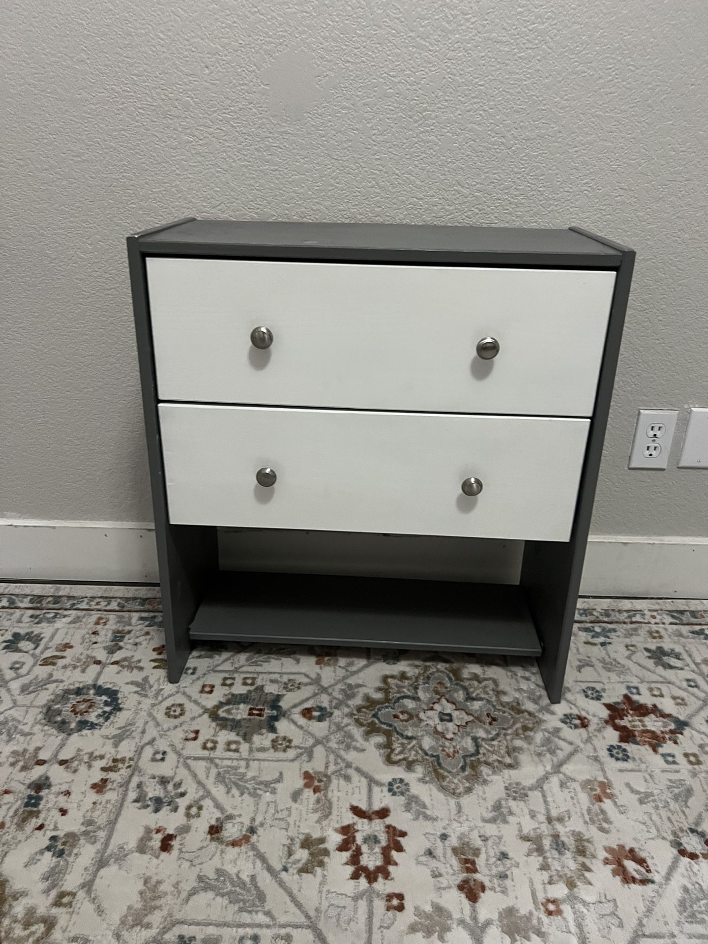 End Table With Drawers