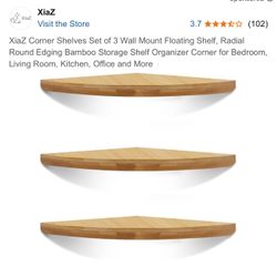 Floating Corner Shelves