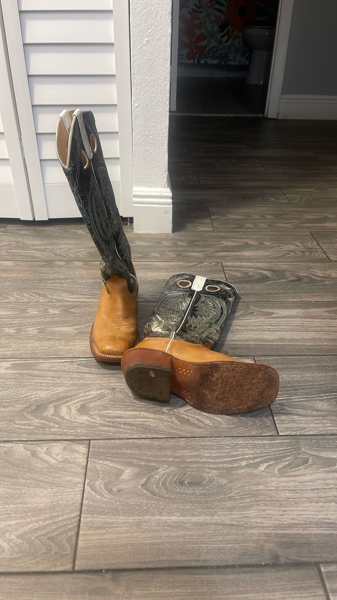 Genuine Leather Anderson Cowboy Boots