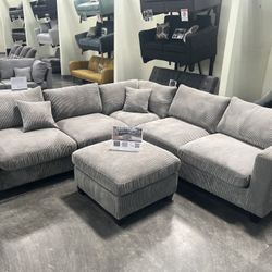 Light Grey Sectional 