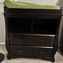 Changing Table With Dresser 