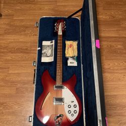 Rickenbacker 330/12 Fireglo electric 12 string guitar