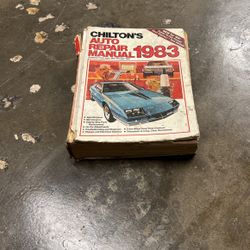 Repair Manual 1983 Chiltons