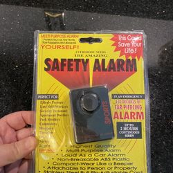 Safety Portable Alarm for Personal Security 130 Decibles of Ear Piercing Alarm