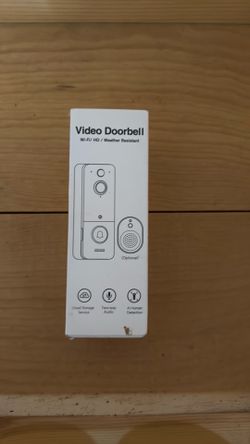 Video doorbell wi-fi / hd weather resistant
