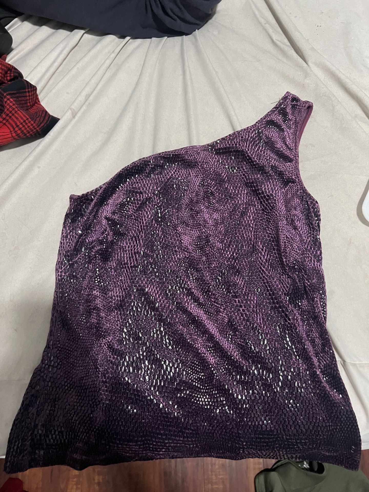 Purple Halter Top