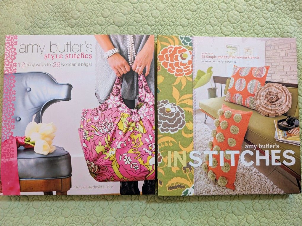Amy Butler Sewing Pattern and Sewing Project Books  Set Of Two