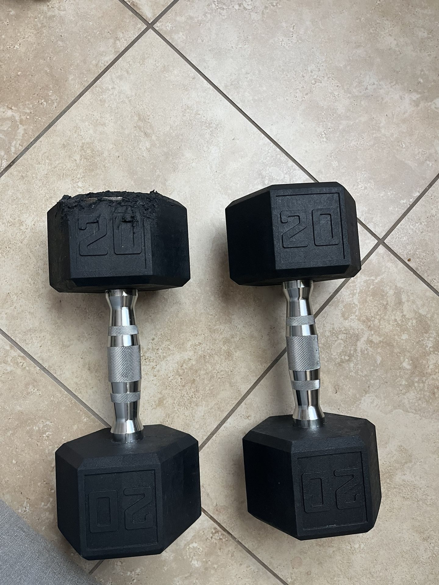 20 Lbs Dumbbells 