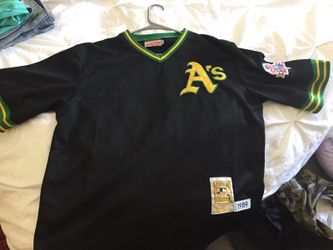 Athletic As baseball jersey