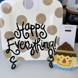 Happy Everything Square Mini Platter ONLY